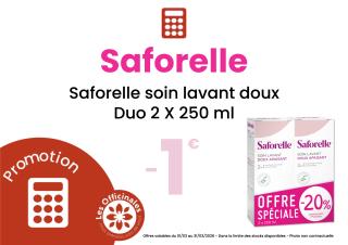 Image de Saforelle Soin Lavant Duo  1€